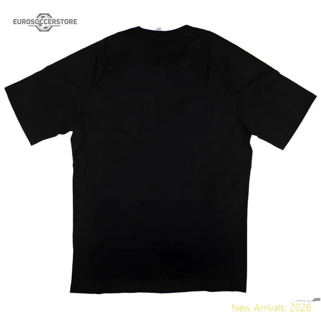 2025-2026 Man Utd EU Training Tee (Black)-Football Jersey Hub