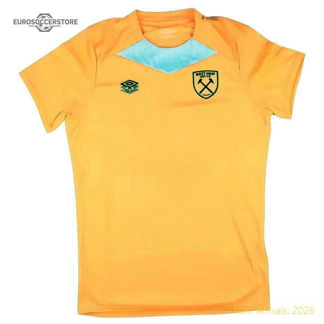 2024-2025 West Ham Training Jersey (Orange) - Kids-Vantage Point Soccer