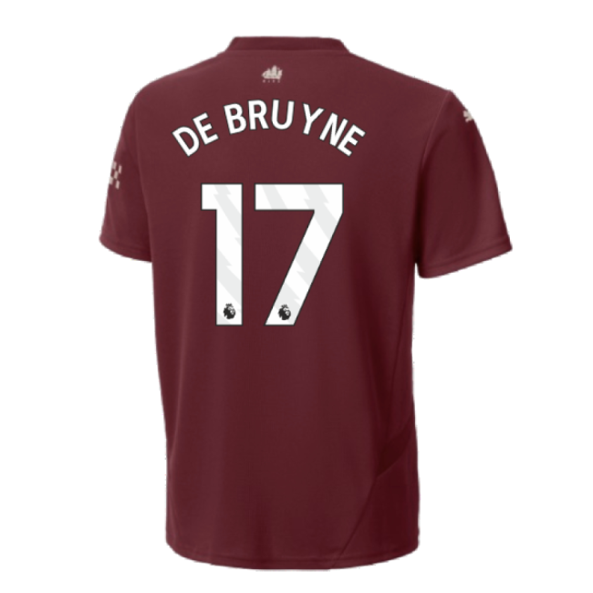 2024-2025 Man City Third Mini Kit (De Bruyne 17)-Football Shirts Shop