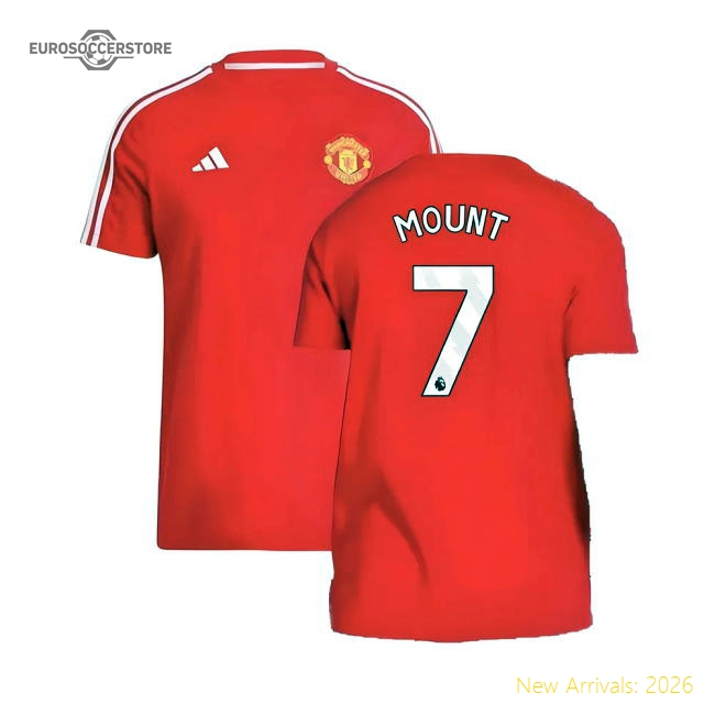 2024-2025 Man Utd DNA Tee (Red) (Mount 7)-Football Jersey Hub
