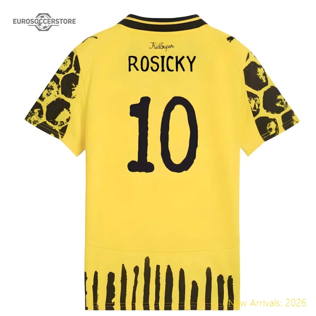2025-2026 KIDSUPER x Borussia Dortmund CWC Shirt - Kids (Rosicky 10)-PitchVibe Kits