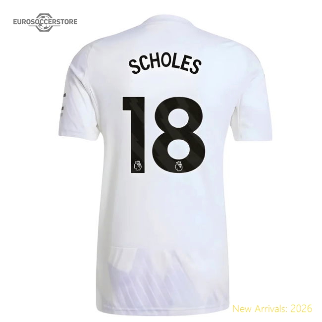 2025-2026 Man Utd Away Shirt (Scholes 18)-Football Jersey Hub
