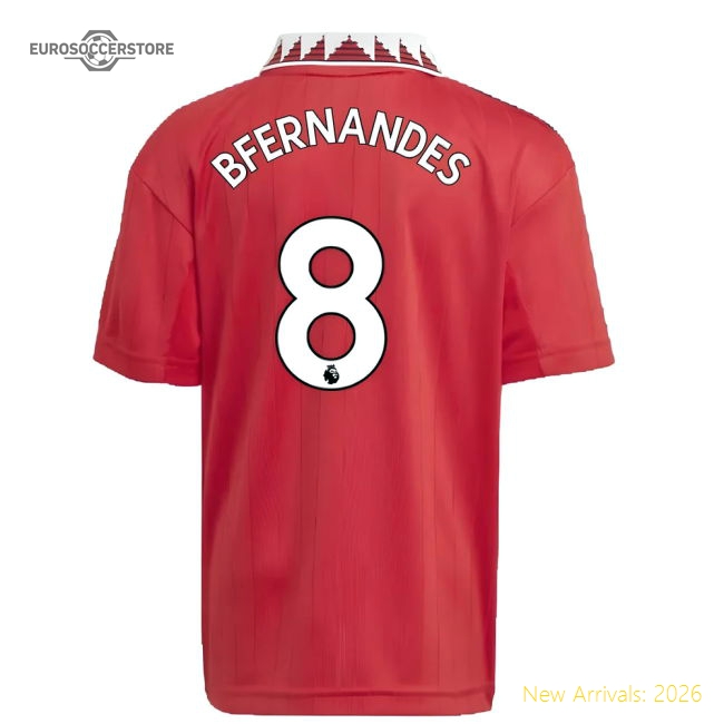 2022-2023 Man Utd Home Mini Kit (B FERNANDES 8)-Football Jersey Hub
