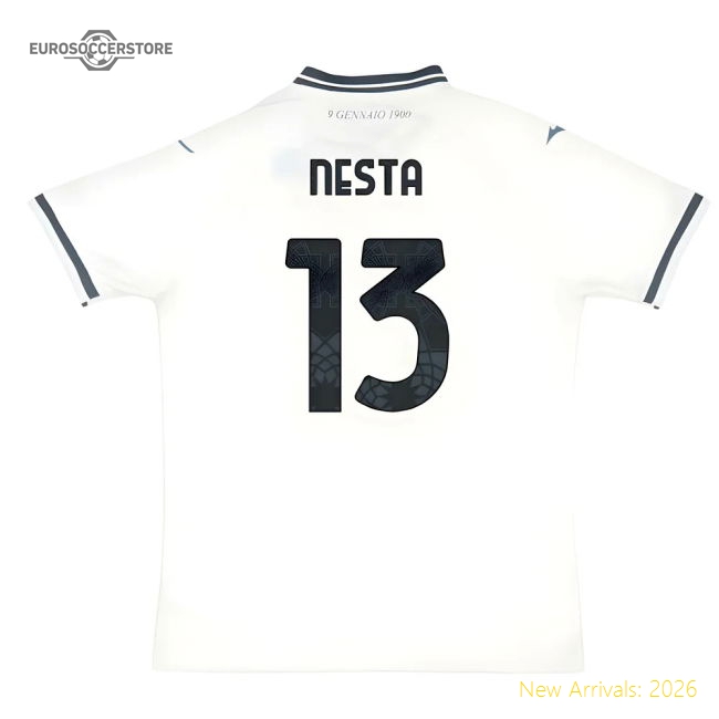 2025-2026 Lazio Away Shirt (Nesta 13)-Vantage Point Soccer