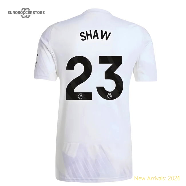 2025-2026 Man Utd Away Shirt (Shaw 23)-Football Jersey Hub