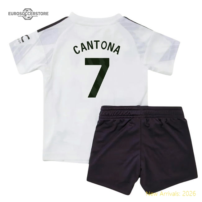 2025-2026 Man Utd Away Baby Kit (Cantona 7)-Football Jersey Hub