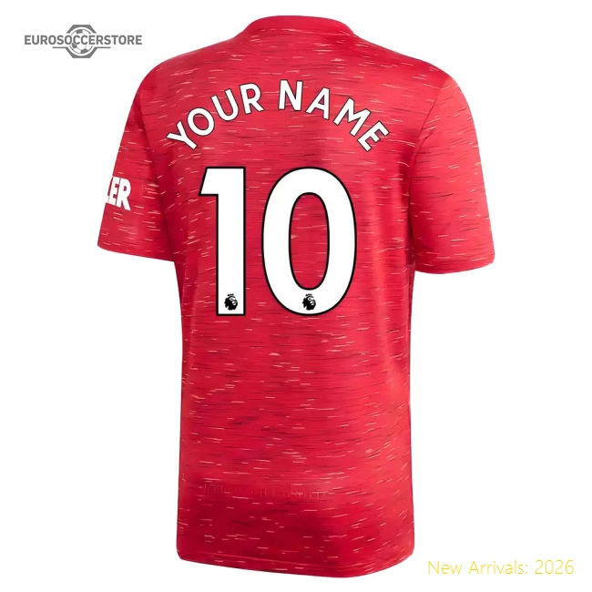 2020-2021 Man Utd Adidas Home Football Shirt (Your Name)-Football Jersey Hub