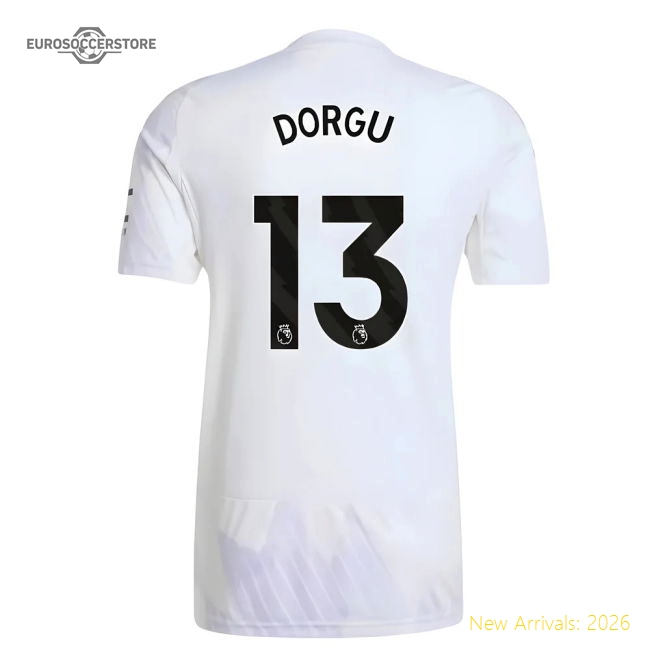 2025-2026 Man Utd Away Shirt (Dorgu 13)-Football Jersey Hub