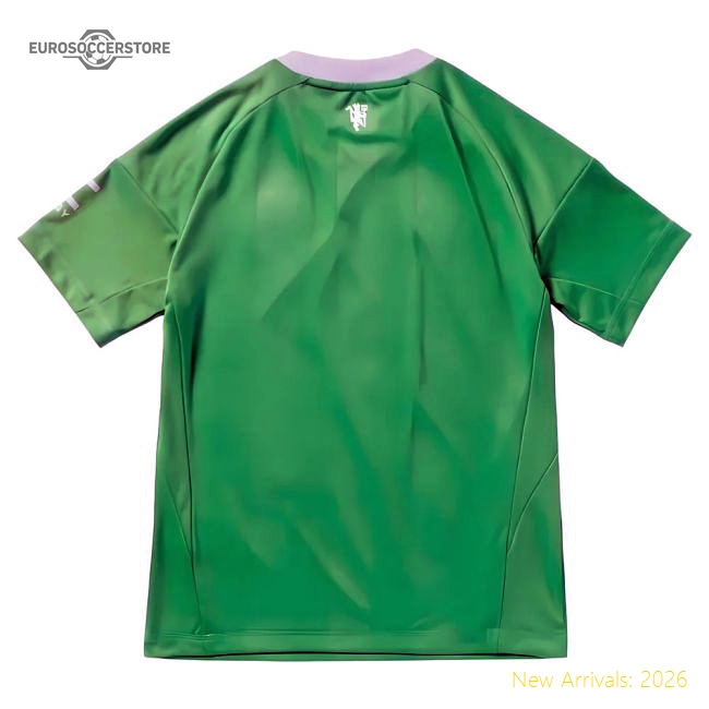 2025-2026 Man Utd Third Goalkeeper Shirt (Green) - Kids-Football Jersey Hub