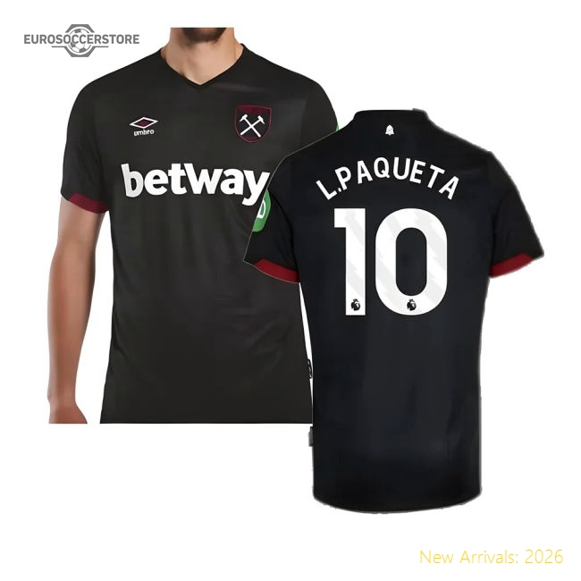 2024-2025 West Ham Away Shirt (L.Paqueta 10)-Vantage Point Soccer
