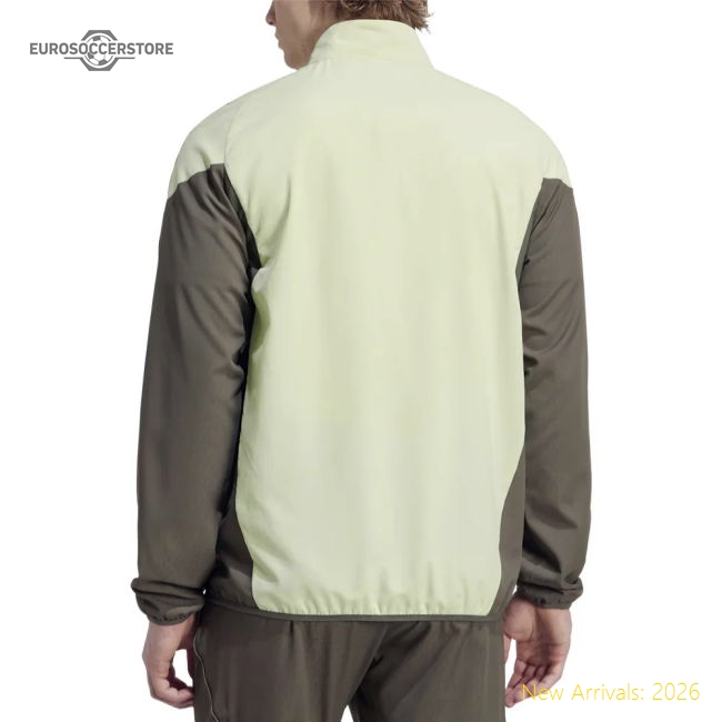 2025-2026 Real Madrid Presentation Jacket (Utility Grey)-BuySoccerJersey Hub