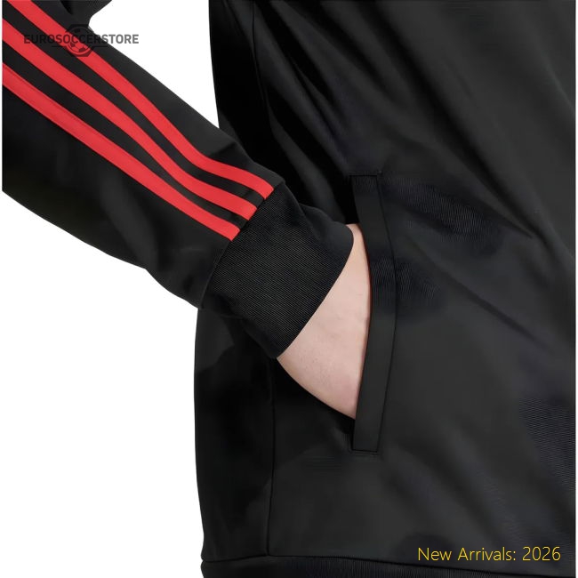 2025-2026 Man Utd DNA Track Top (Black)-Football Jersey Hub