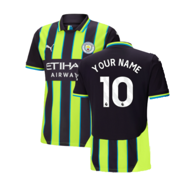 2024-2025 Man City Away Shirt (Your Name)-Football Jersey Hub