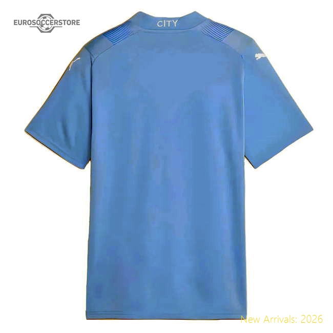 2023-2024 Man City Home Shirt (Kids) (HAALAND 9)-Football Shirts Shop