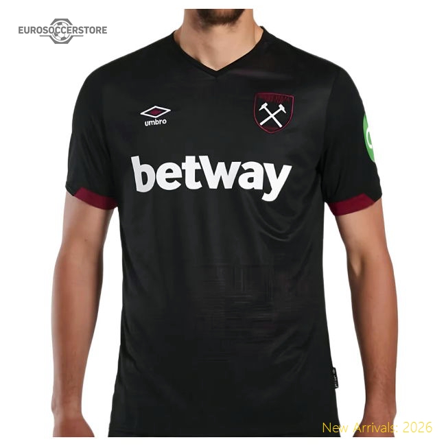 2024-2025 West Ham Away Shirt (Wan Bissaka 29)-Vantage Point Soccer