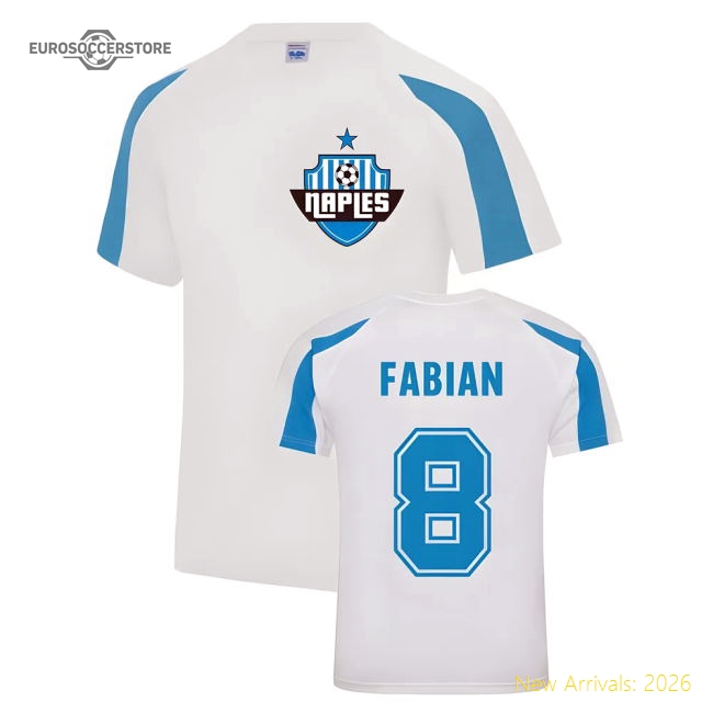 Fabián Ruiz Napoli Sports Training Jersey (White)-Vantage Point Soccer