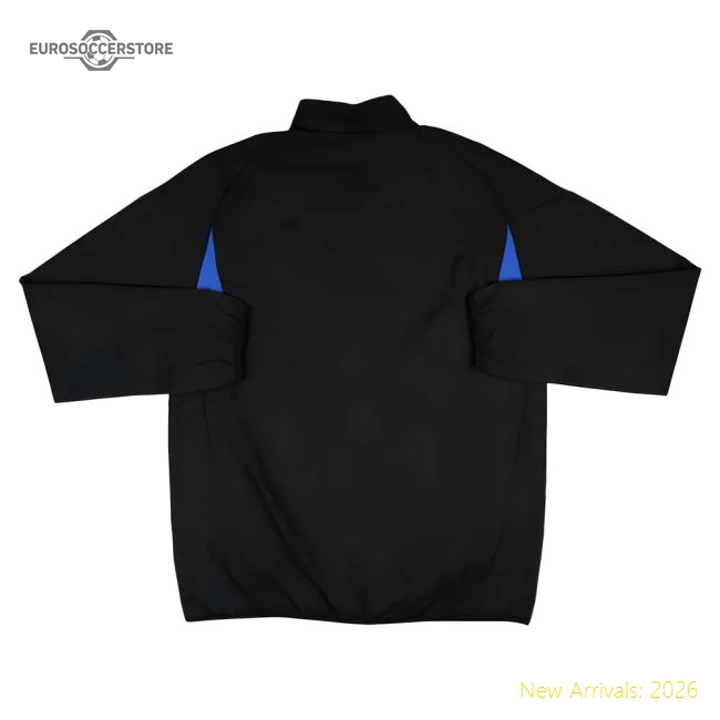 2025-2026 Man Utd EU Presentation Jacket (Black)-Football Jersey Hub