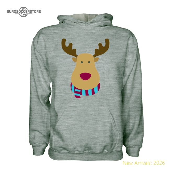 West Ham Rudolph Supporters Hoody (grey)-Vantage Point Soccer