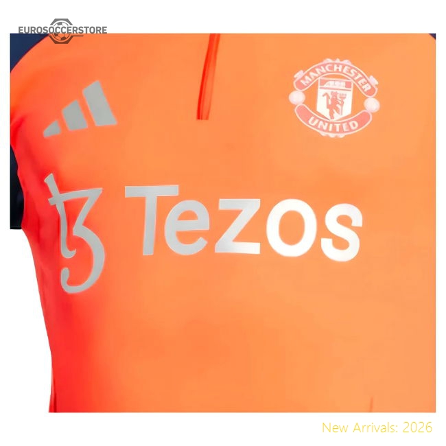 2024-2025 Man Utd Training Top (Red)-Football Jersey Hub