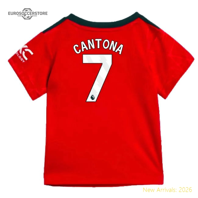2023-2024 Man Utd Home Baby Kit (Cantona 7)-Football Jersey Hub