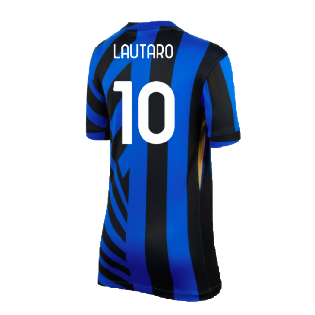 2024-2025 Inter Milan Home Shirt (Kids) (Lautaro 10)-Football Shirts Shop