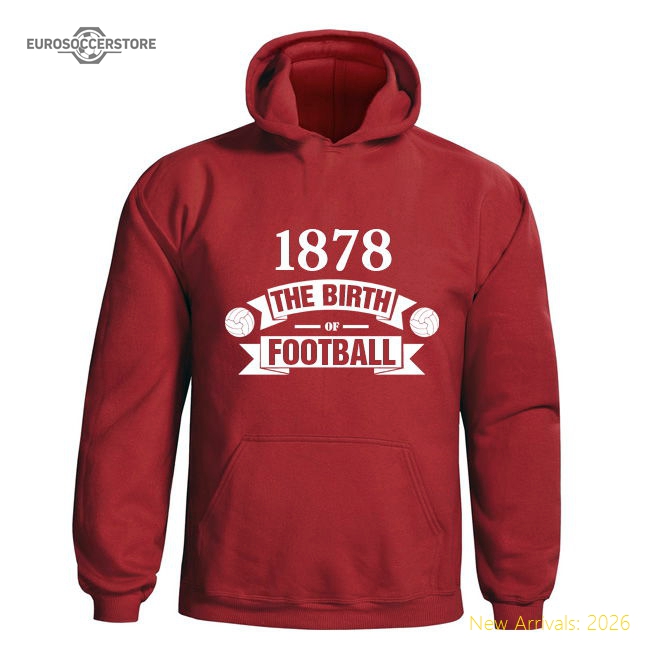 Man Utd Birth Of Football Hoody (red)-Football Jersey Hub