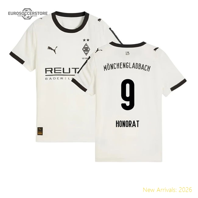 Borussia Mgb 2025-2026 Home Uniform Football Match Kit (Kids)-Jersey Chest: 2026 World Cup Soccer Kits