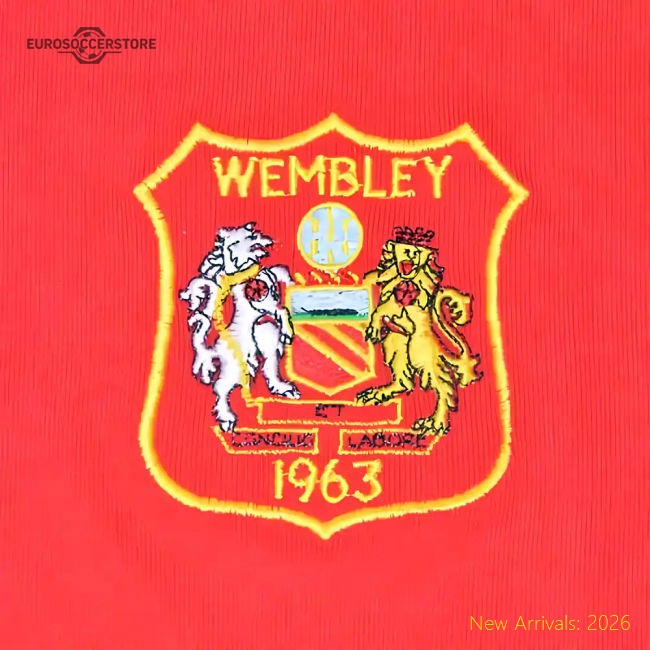 Manchester Reds 1963 FA Cup Dennis Law 10 Retro Football Shirt-Football Jersey Hub