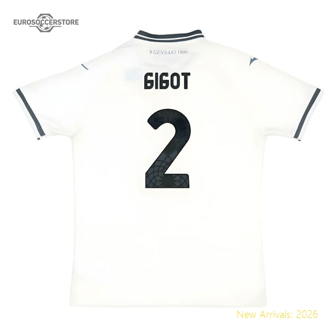 2025-2026 Lazio Away Shirt (Gigot 2)-Vantage Point Soccer