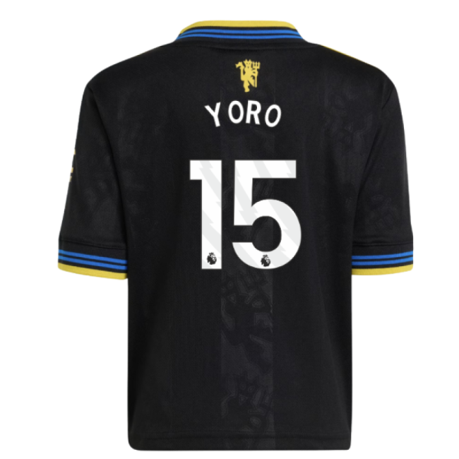 2025-2026 Manchester United Third Mini Kit (Yoro 15)-Football Jersey Hub