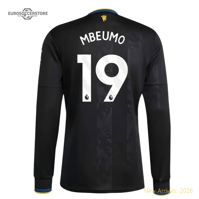2025-2026 Man Utd Long Sleeve Third Shirt (Mbeumo 19)-Football Jersey Hub