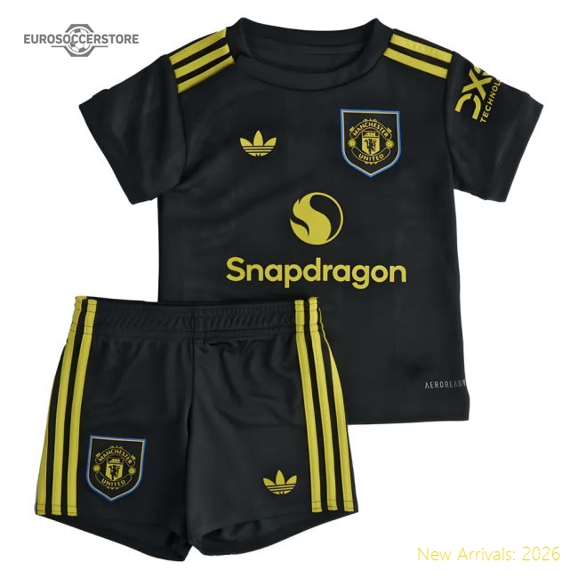 2025-2026 Manchester United Third Baby Kit-Football Jersey Hub