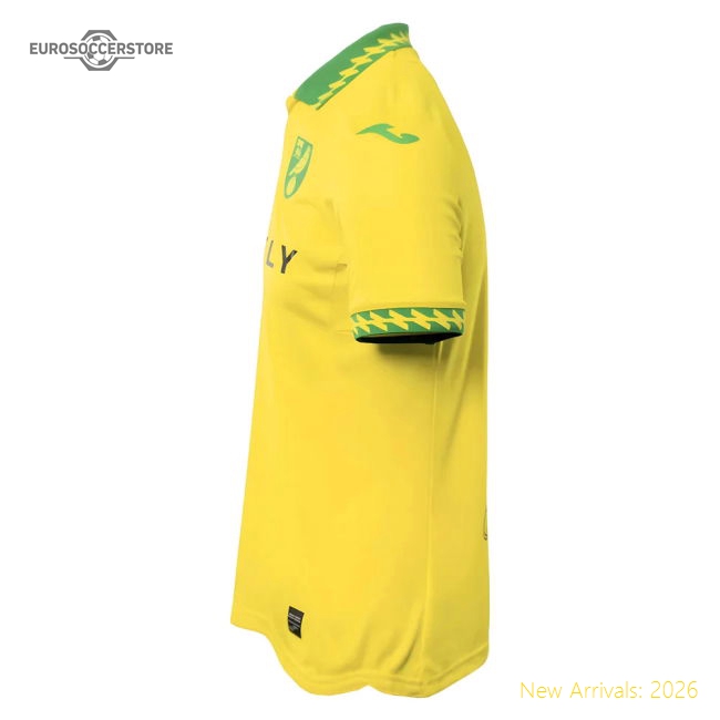2025-2026 Norwich City Home Shirt-Vantage Point Soccer