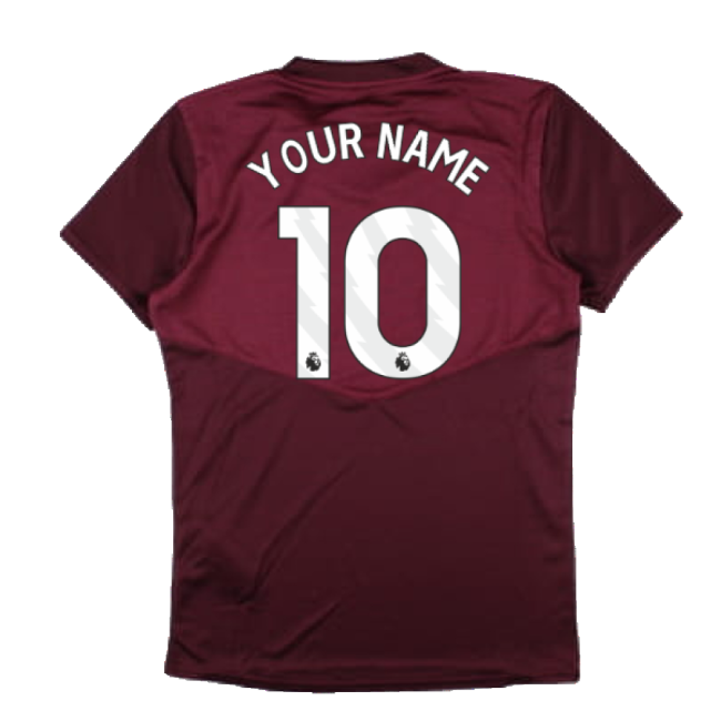 2024-2025 West Ham Training Jersey (Wine) - Kids (Your Name)-Vantage Point Soccer