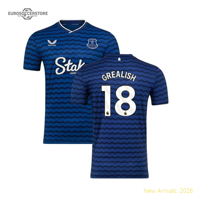 2025-2026 Everton Home Shirt (Grealish 18)-Football Jersey Hub
