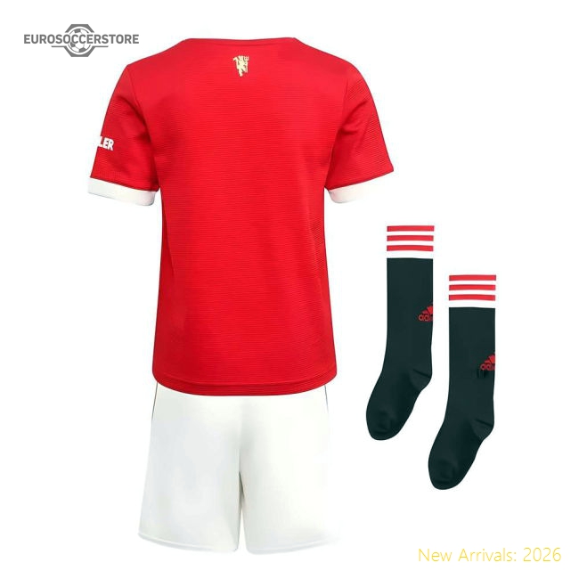 Man Utd 2021-2022 Home Mini Kit (BECKHAM 7)-Football Jersey Hub
