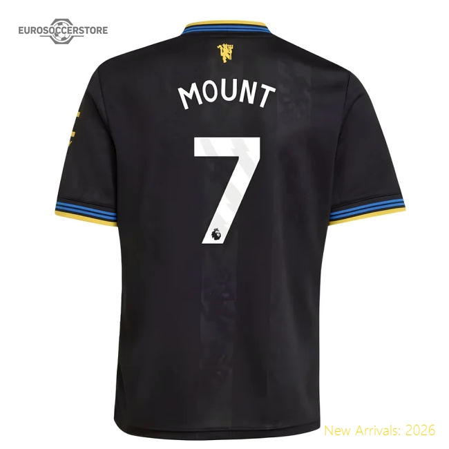 2025-2026 Man Utd Third Shirt (Kids) (Mount 7)-Football Jersey Hub