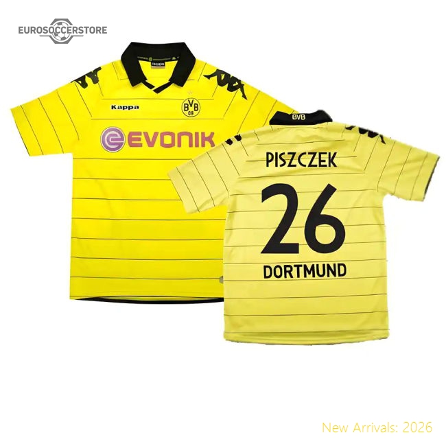 Borussia Dortmund 2010-11 Home Shirt ((Excellent) M) (Piszczek 26)-Football Jersey Hub