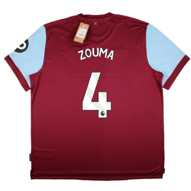 2023-2024 West Ham United Home Shirt (ZOUMA 4)-Vantage Point Soccer