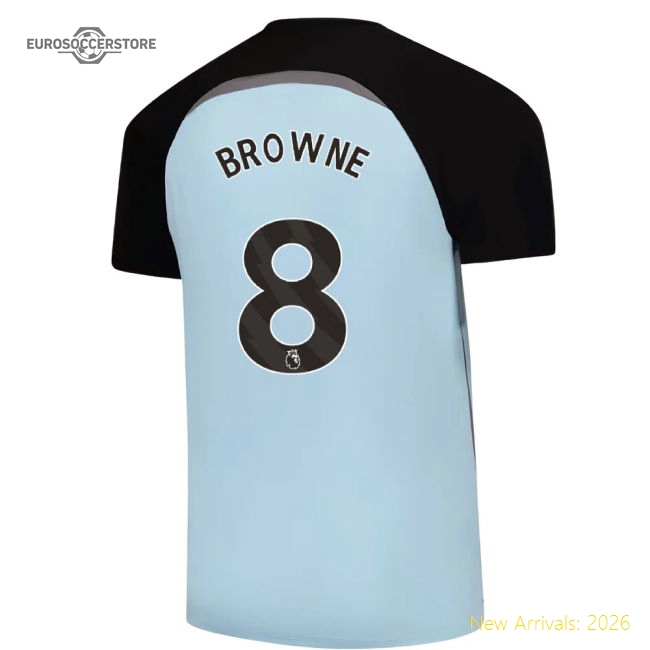 2025-2026 Sunderland Training Jersey (Blue) (Browne 8)-Football Shirts Shop
