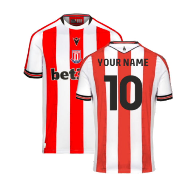 Stoke City 2024-2025 Home Gear Stoke City (Your Name) Jersey-Jersey Chest: 2026 World Cup Soccer Kits