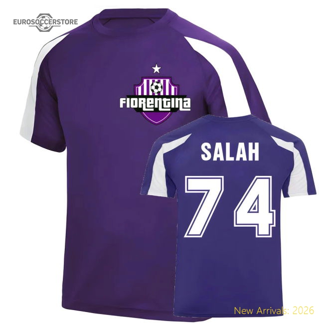 Mohamed Salah Fiorentina Sports Training Jersey (Purple)-PitchVibe Kits