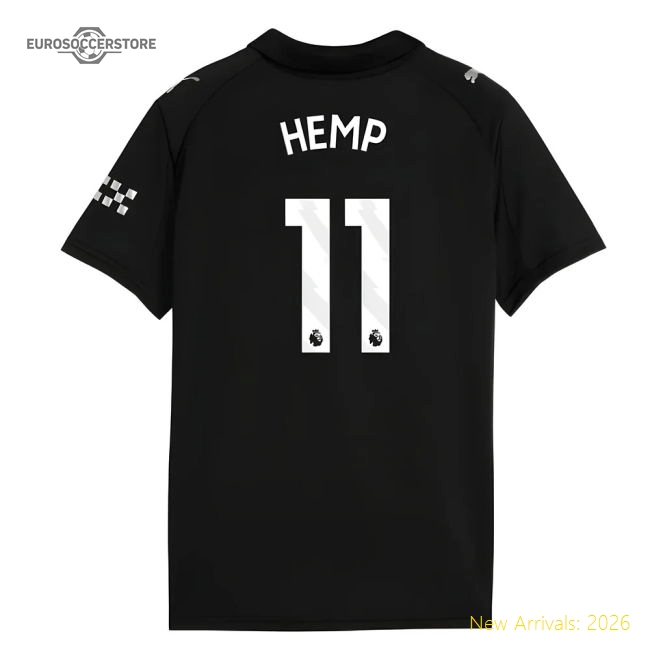 2025-2026 Man City Away Shirt (Kids) (Hemp 11)-Football Jersey Hub