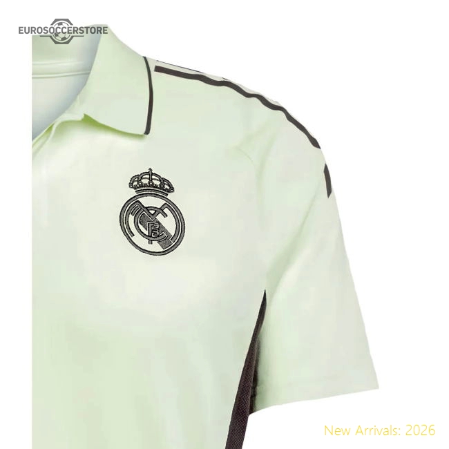 2025-2026 Real Madrid Polo Shirt (Almost Lime)-BuySoccerJersey Hub