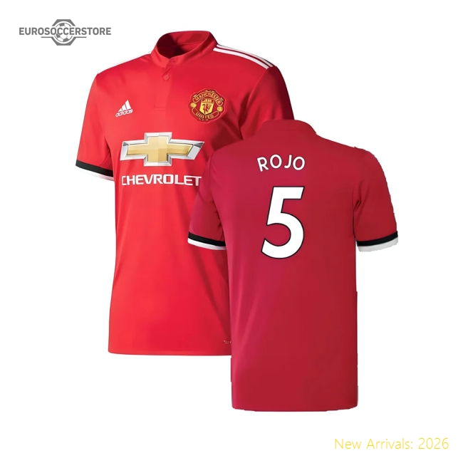 Manchester United 2017-18 Home Shirt ((Excellent) 4-5 Year) (Rojo 5)-Football Jersey Hub