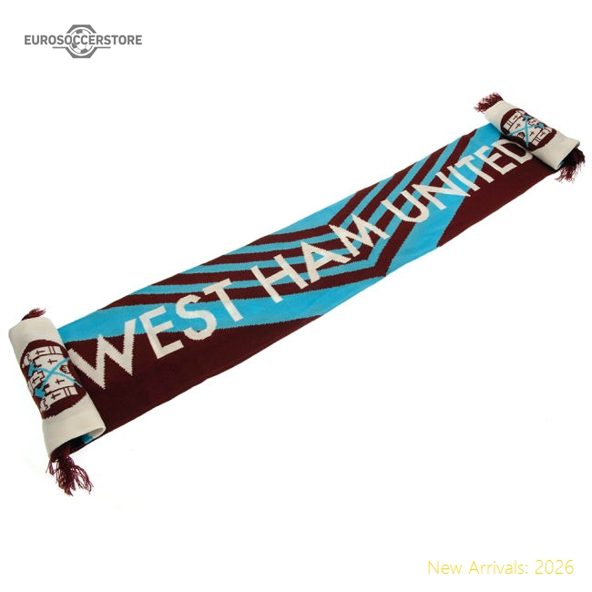 West Ham United FC Retro 1976 Scarf-Vantage Point Soccer