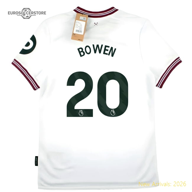 2023-2024 West Ham United Away Shirt (BOWEN 20)-Vantage Point Soccer