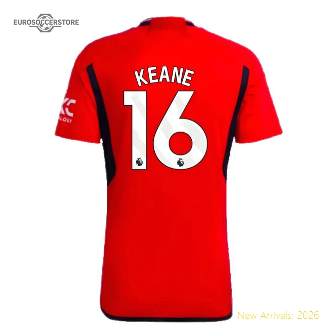 2023-2024 Man Utd Home Shirt (Keane 16)-Football Jersey Hub
