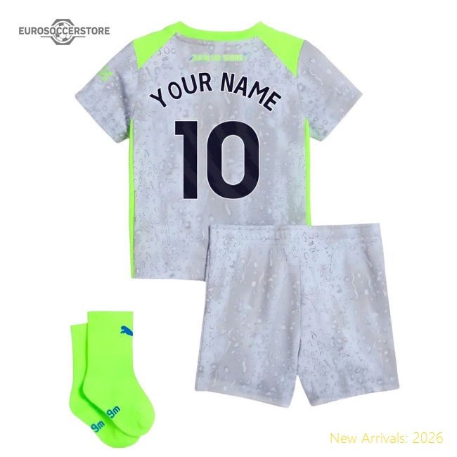 2025-2026 Man City Third Baby Kit (Your Name)-Football Jersey Hub