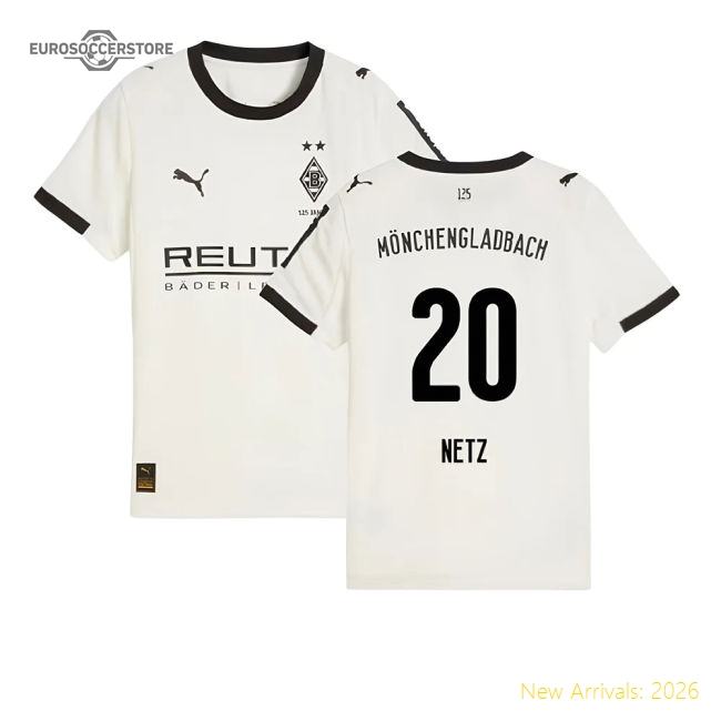Borussia Mgb 2025-2026 Home Uniform Football Top (Kids)-Jersey Chest: 2026 World Cup Soccer Kits